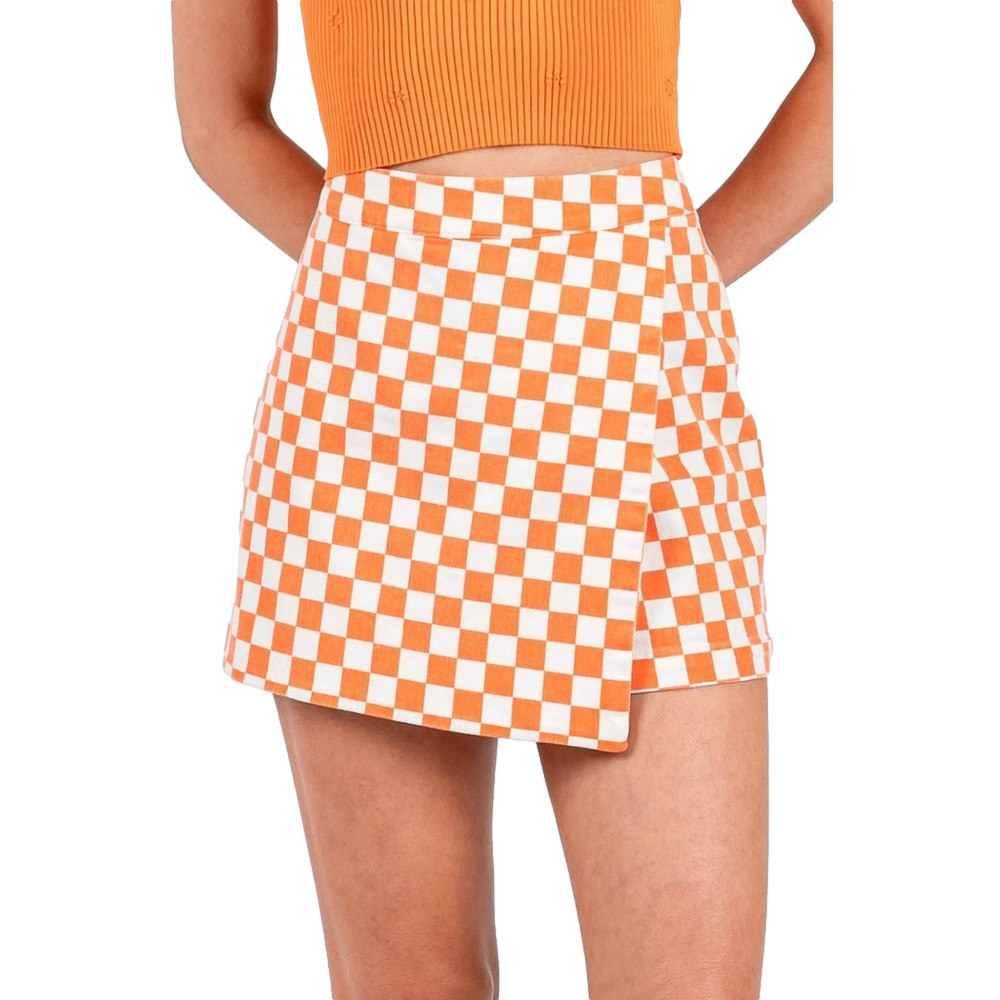 Tennessee Vols Orange White Checkered skirt sz Small